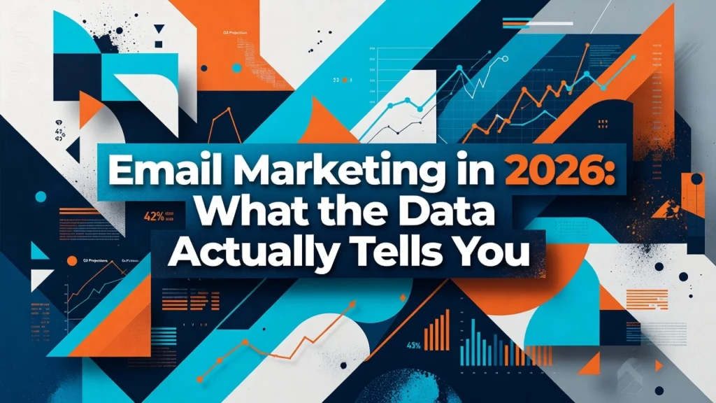 Professional header image for industry analysis: Email Marketing in 2026: What the Data Actually Tells You