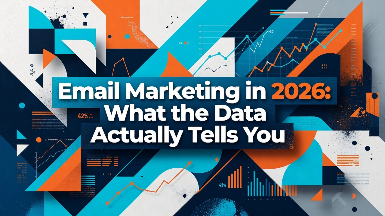 Professional header image for industry analysis: Email Marketing in 2026: What the Data Actually Tells You