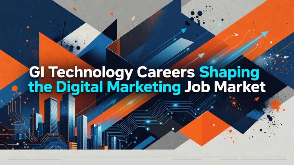 Professional header image for list-based article: GI Technology Careers Shaping the Digital Marketing Job M...